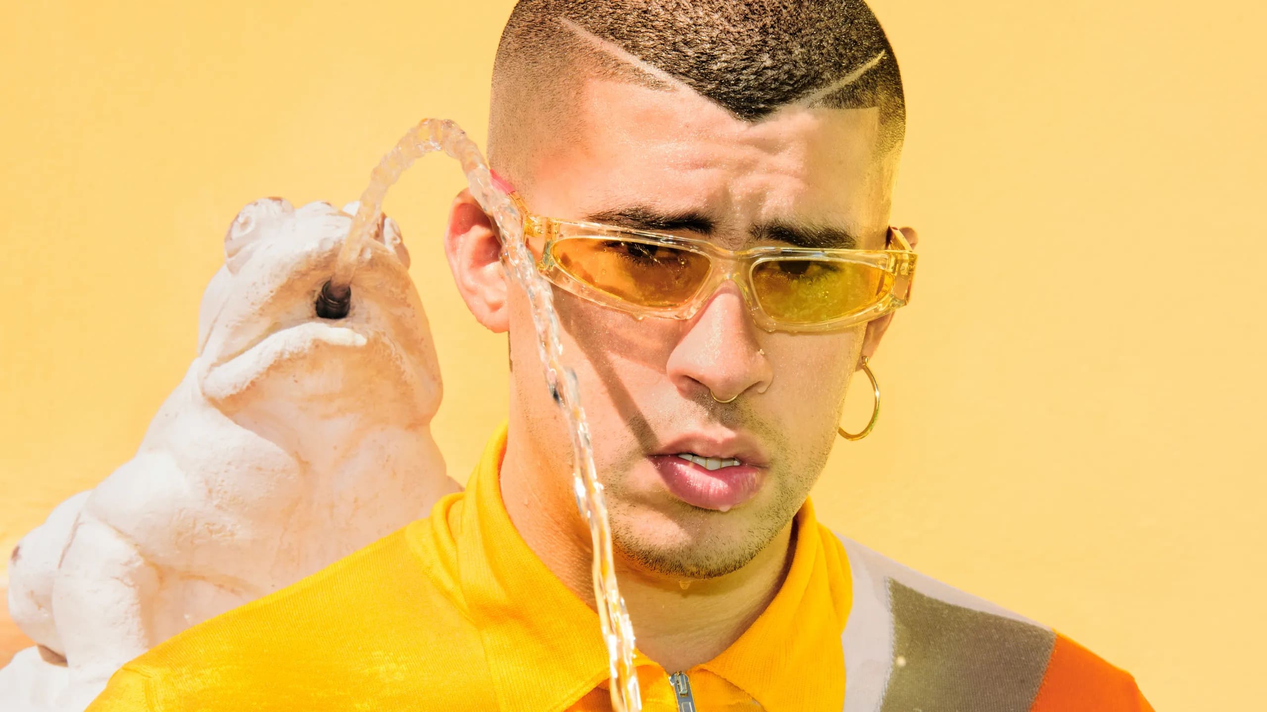 Bad Bunny retrato artístico